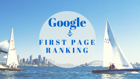 Rank Website First Page Google